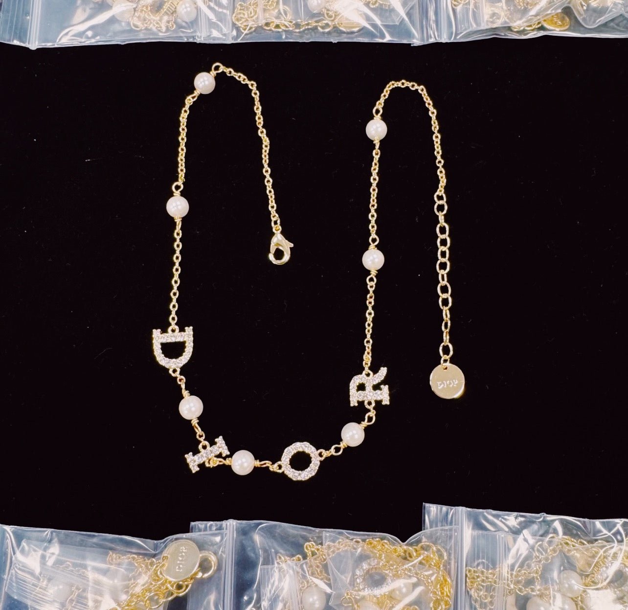 Pearl Charm Necklace : Pre-Order