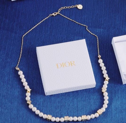 The Pearl Letter Necklace : Pre-Order